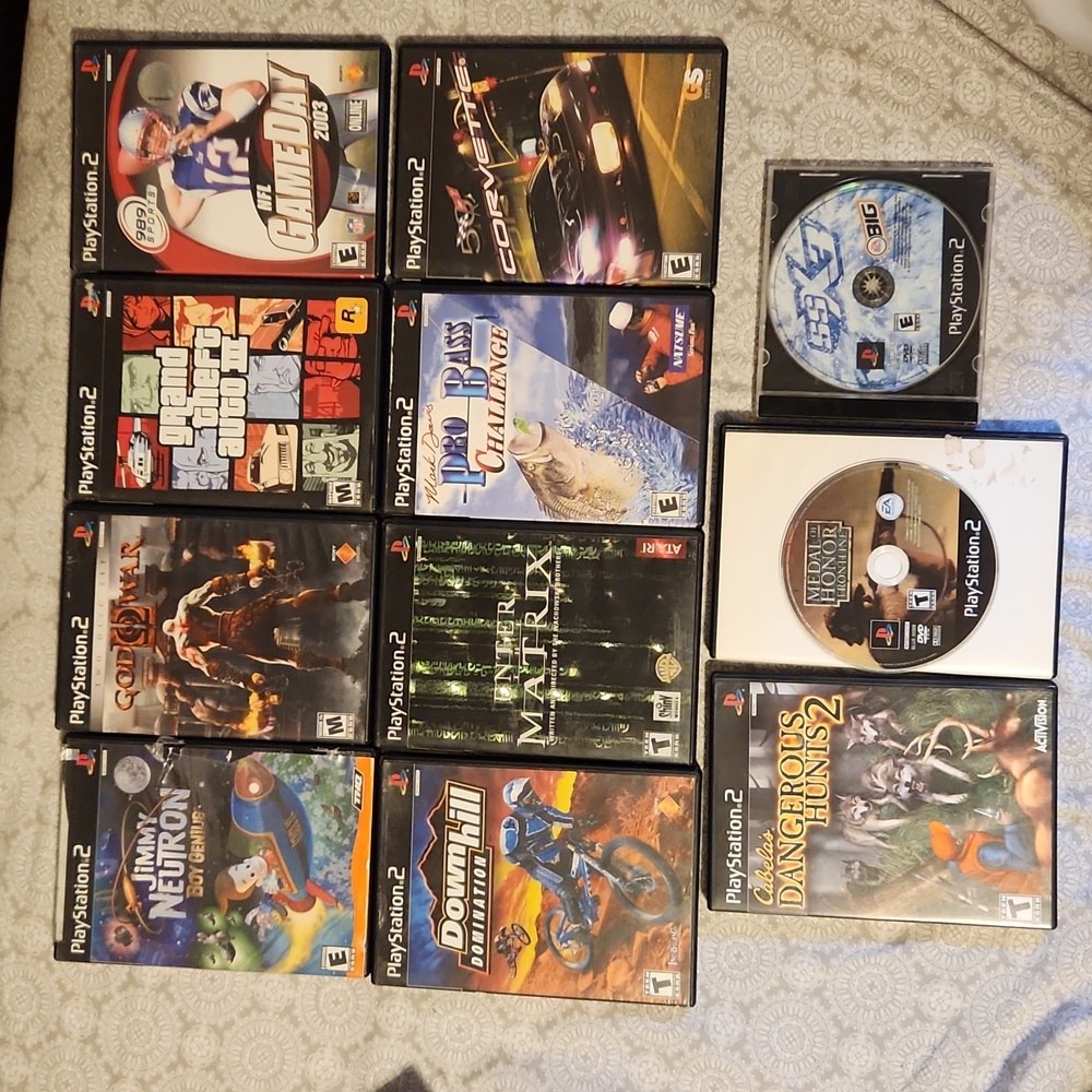 Lot of 11 PS2 Games